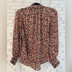 H&M Long-sleeve floral blouse